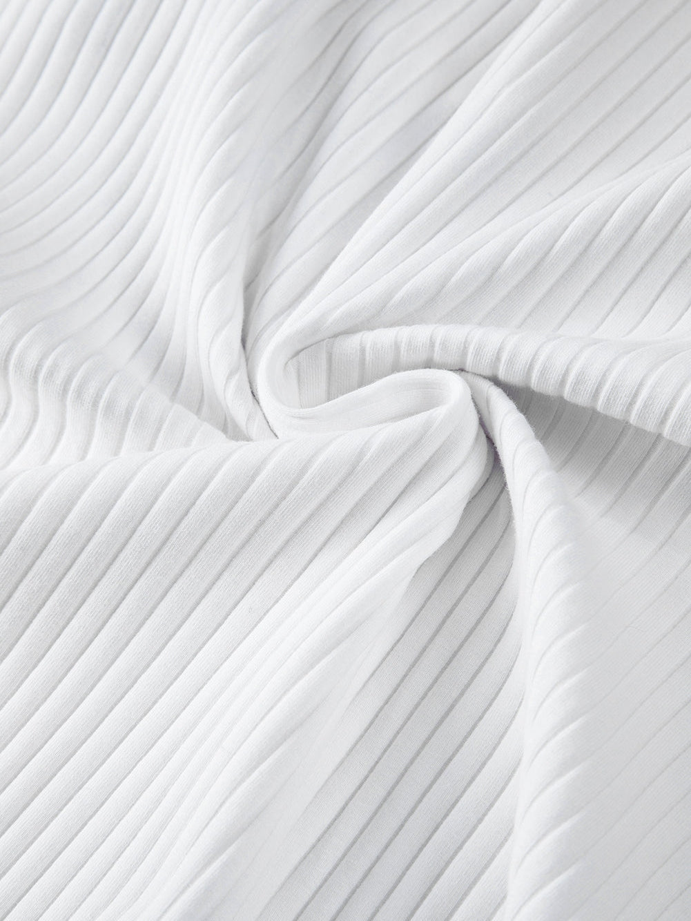 Trendy White Colorblock Patchwork Batwing Sleeve Ribbed Plus T-Shirt