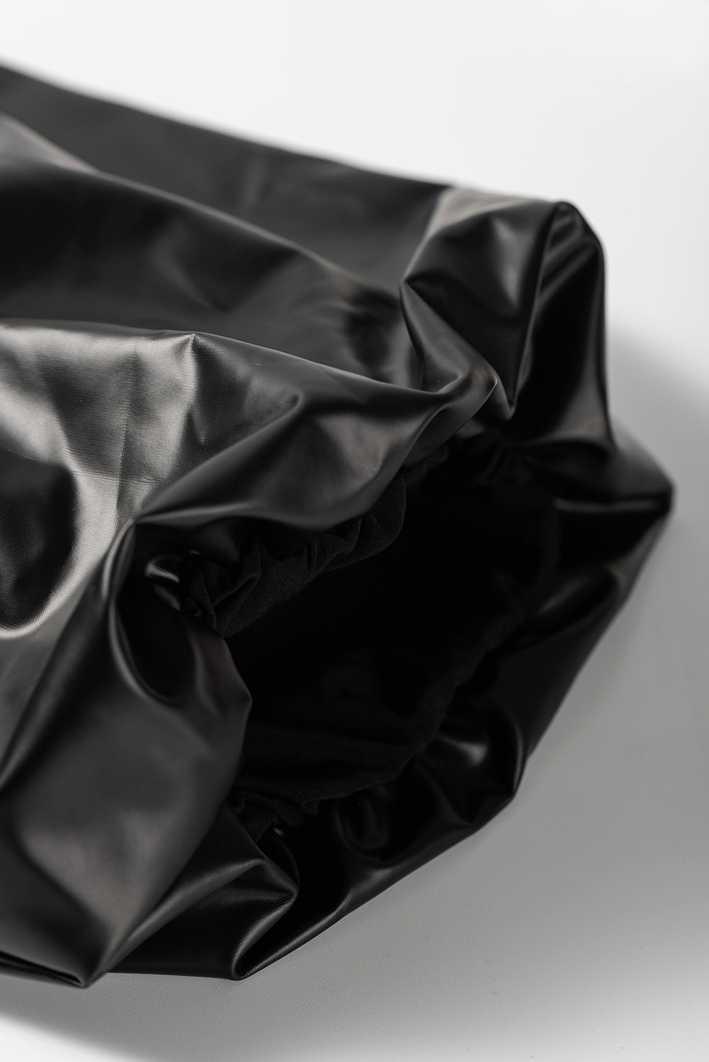 Curvy Black Swing Dress with Half Puff Sleeves