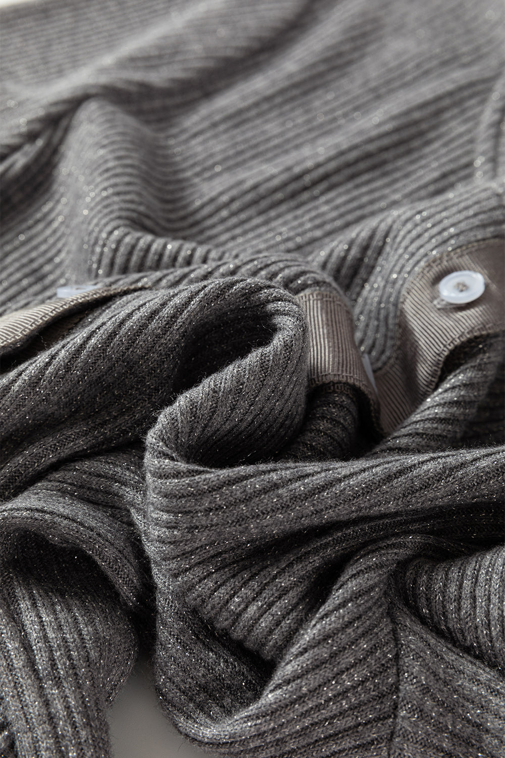 ribbed knit cardigan