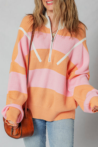 colorblock sweater