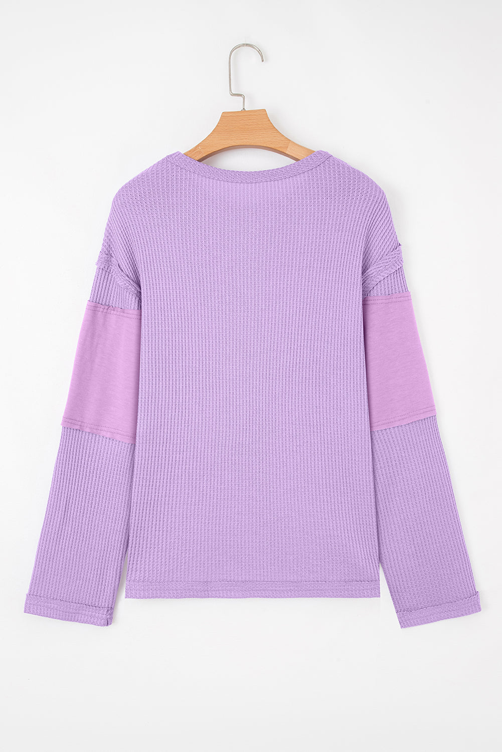 thermal knit long sleeve top