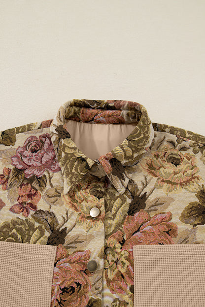 floral patchwork jacket