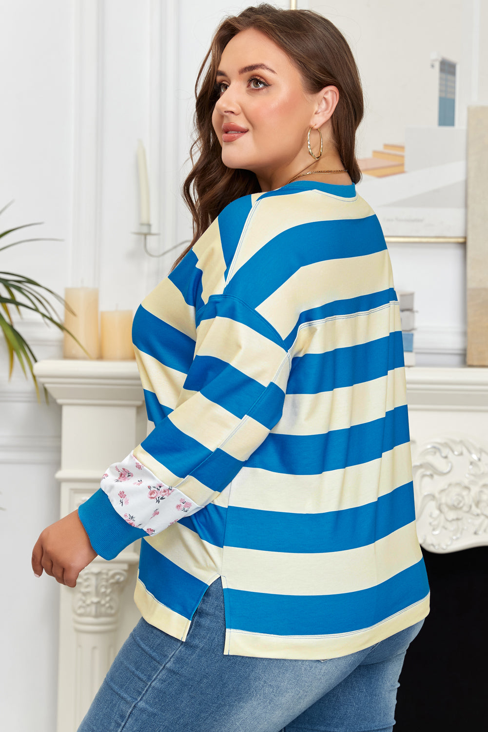 plus size long sleeve pullover