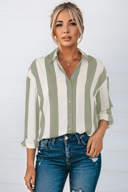 striped long sleeve shirt