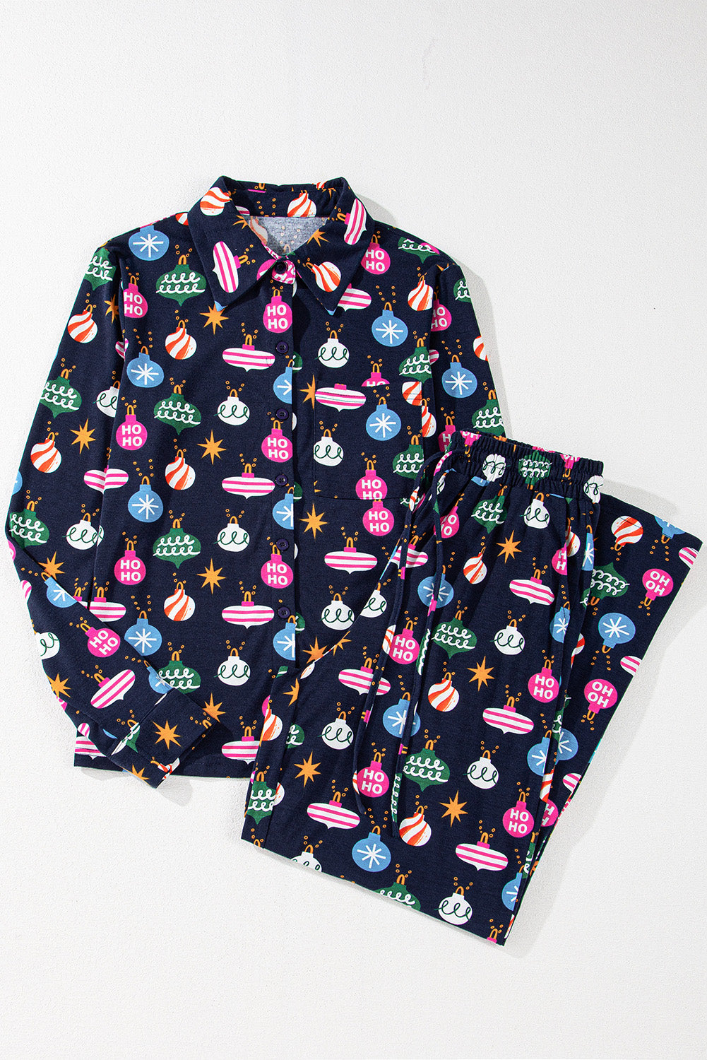 Shirt and Pants Pajama Set