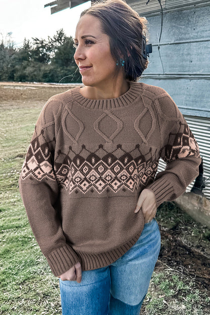 western sweater cardigan