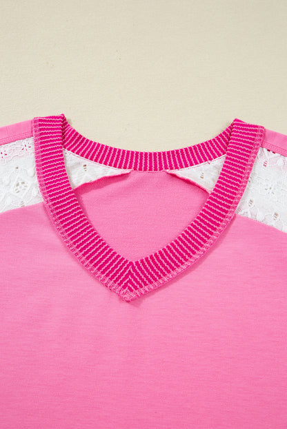 v neck plus size top