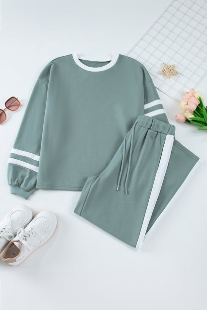 varsity sweatpant set