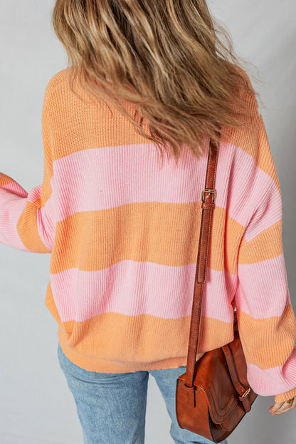 colorblock sweater