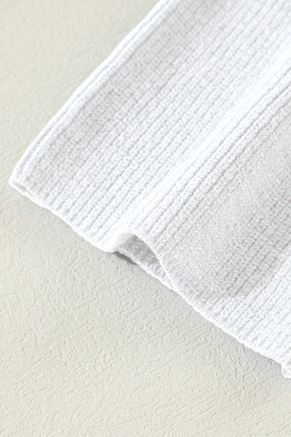 white v neck cardigan