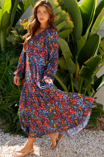 floral long dress