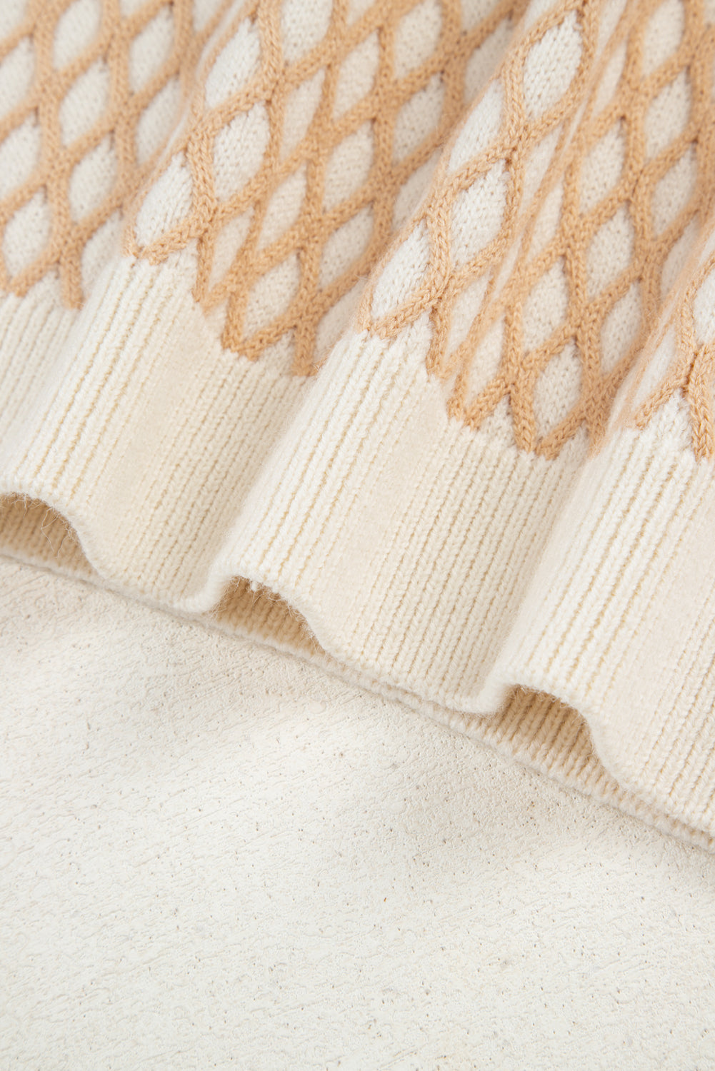 textured knit sweater