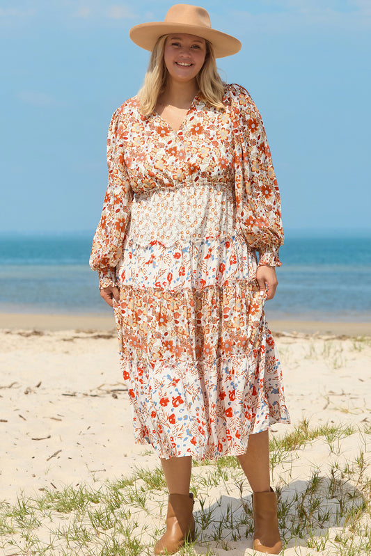 floral dresses for women plus size