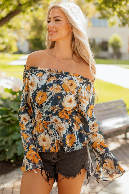 floral blouse for women