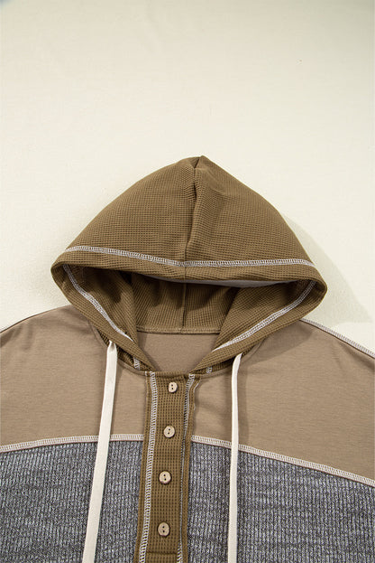 exposed seam hoodie