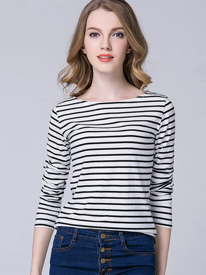 T-Shirts - Plus Size Twill Bermuda Walking T-Shirt - MsDressly