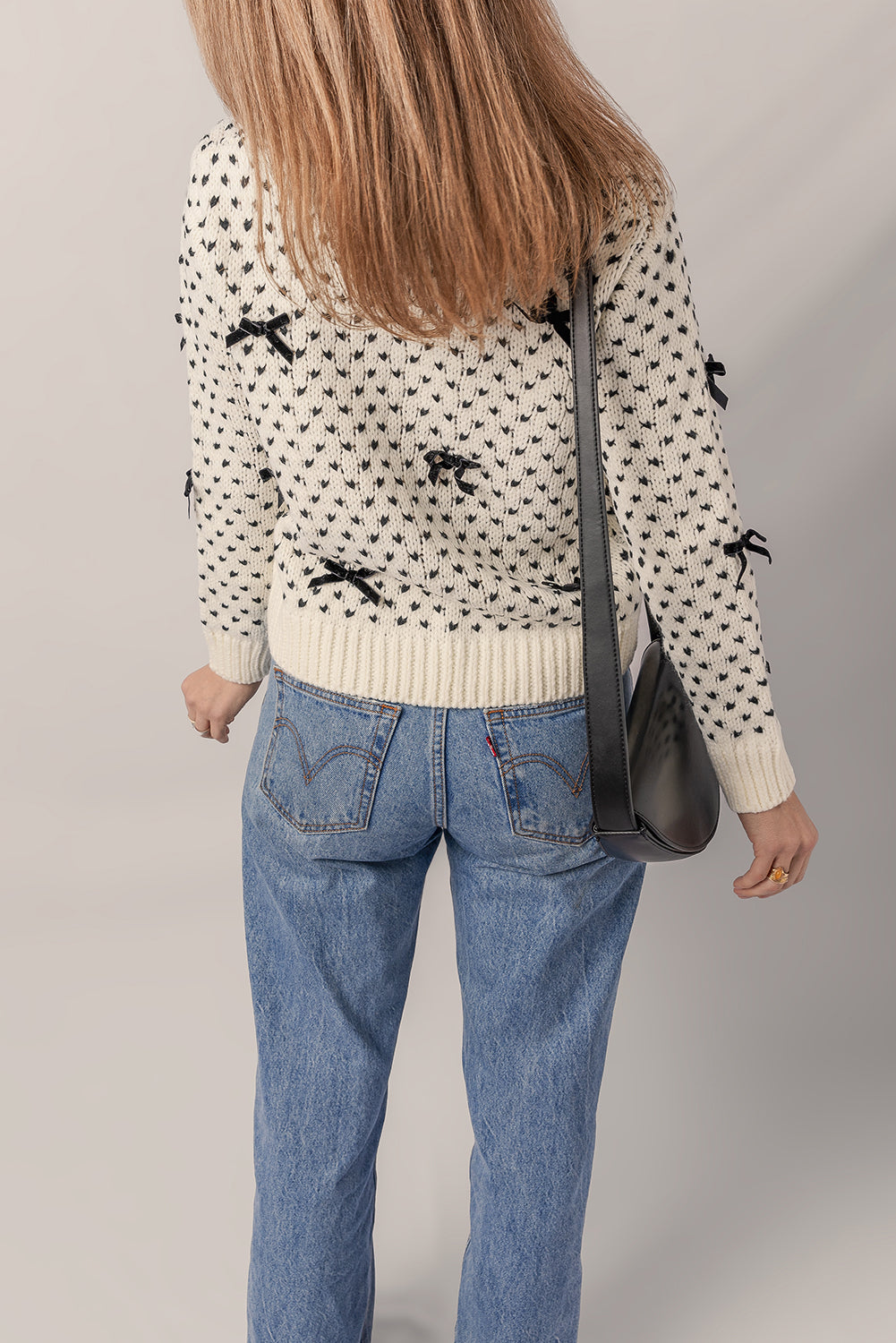 bow sweater womens