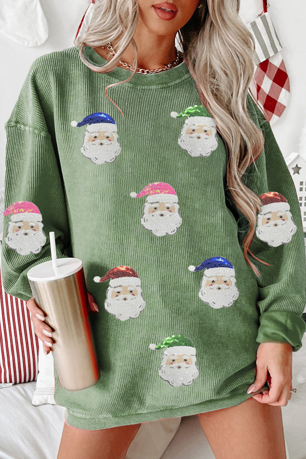christmas graphic sweatshirt