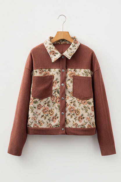 floral patchwork jacket