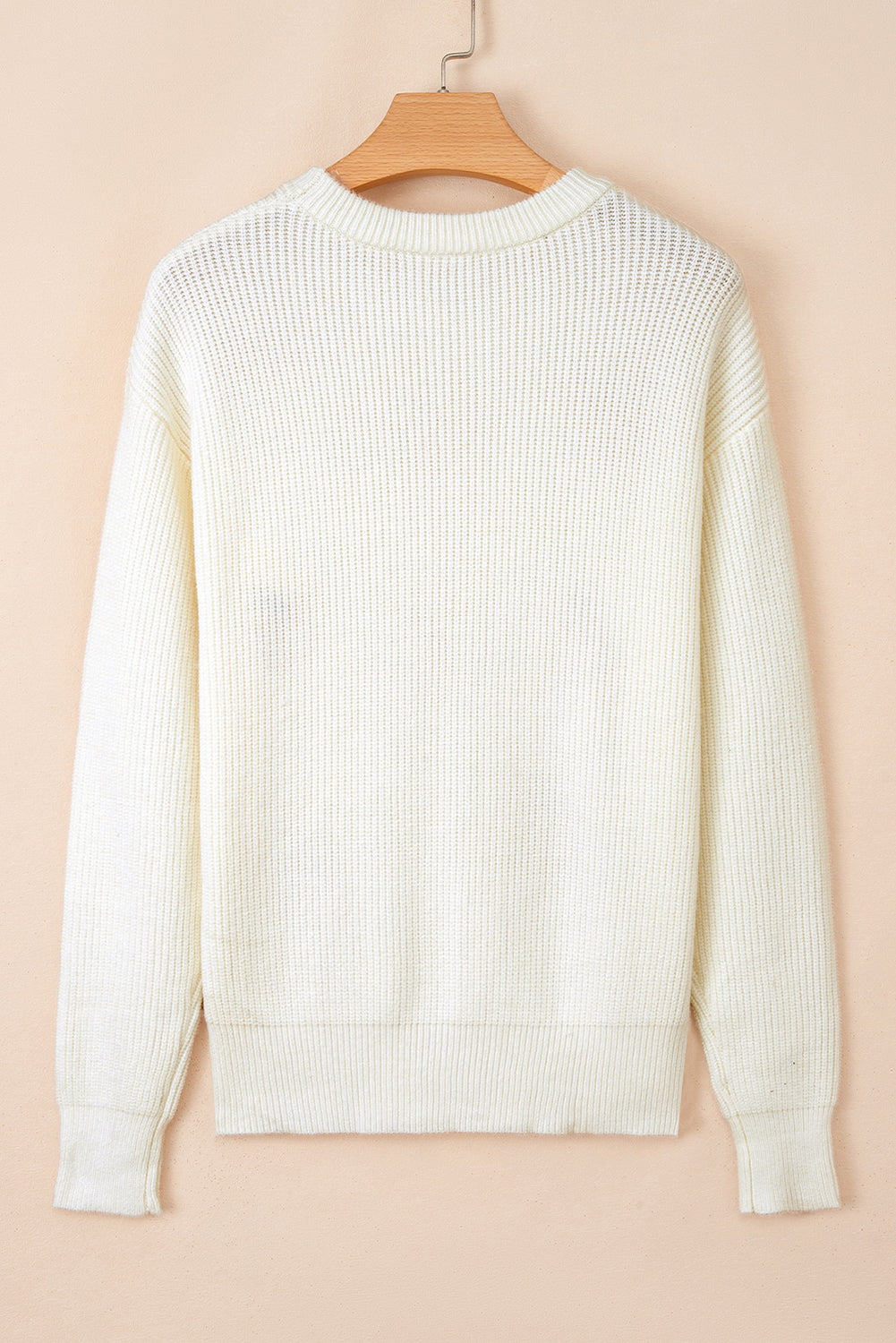 pumpkin embroidered sweater