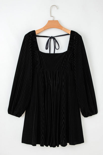 black velvet dress