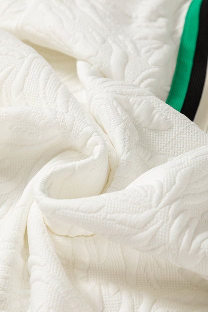 jacquard shift dress