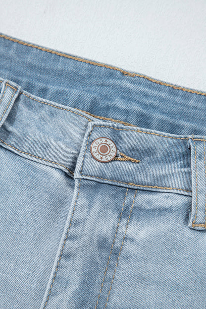 distressed skinny jeans