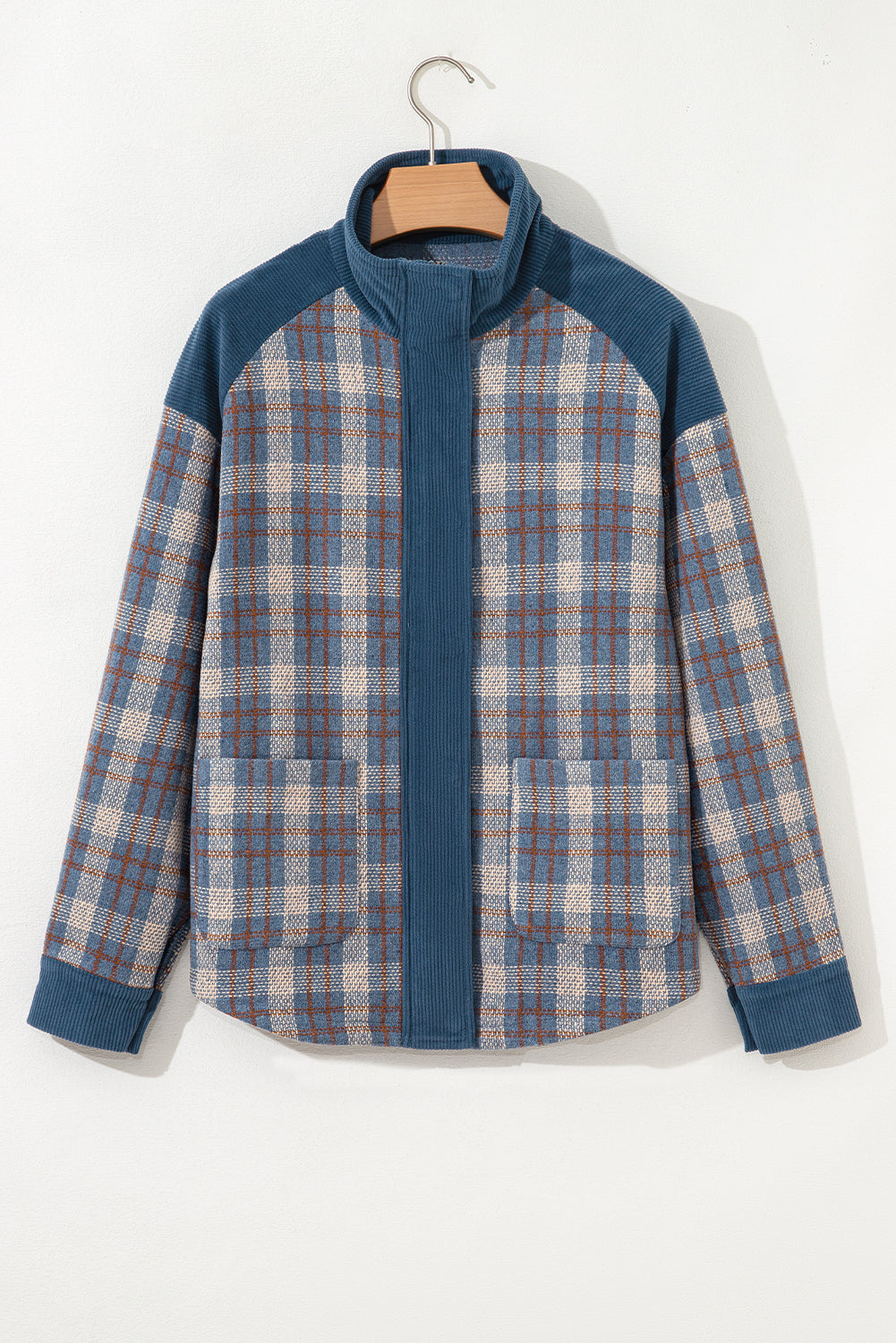 plaid corduroy jacket