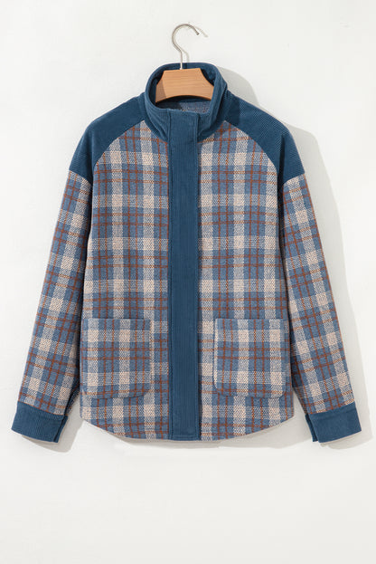 plaid corduroy jacket