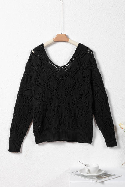 hollow out sweater