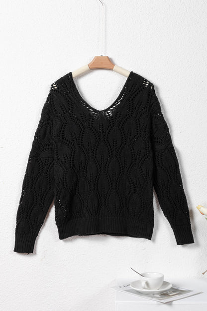 hollow out sweater
