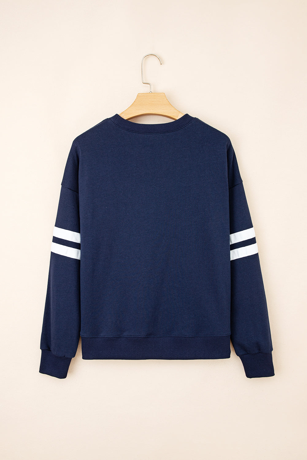 varsity stripe sweatshirt