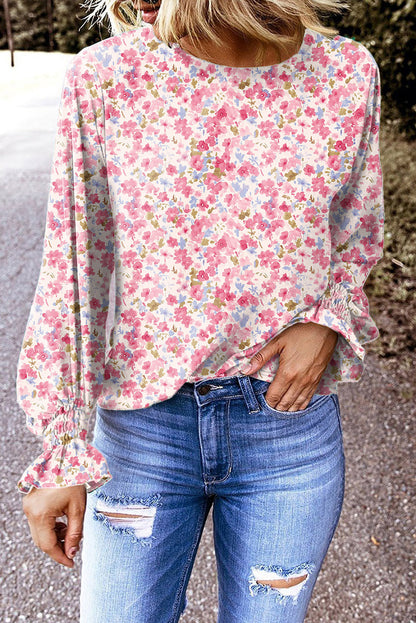 lantern long sleeve blouse