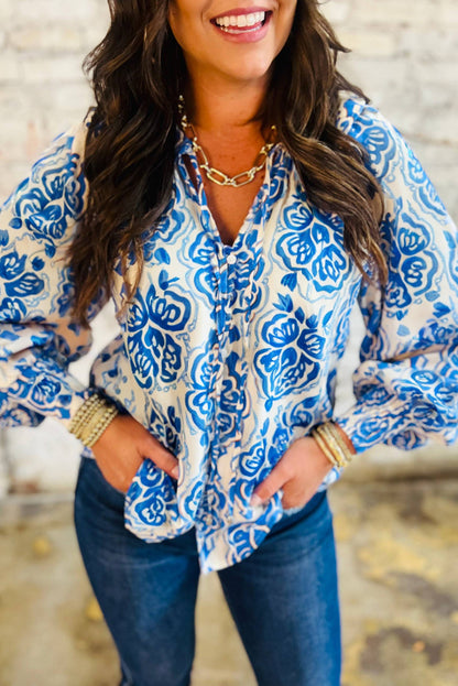 ethnic printed shirt