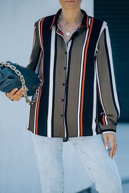 Elegant Striped Shirt for Stylish Women