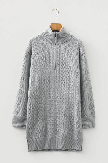 cable knit sweater dress