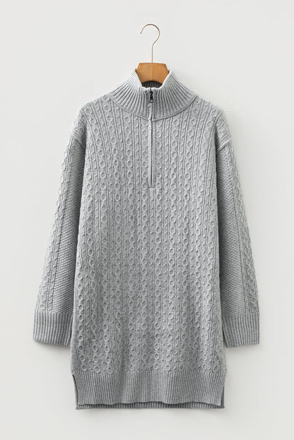 cable knit sweater dress