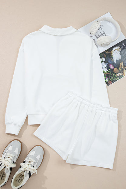 sweatshirt short set
