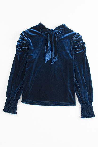 womens velvet blouse