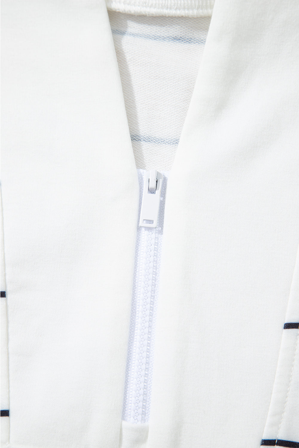 striped print pullover