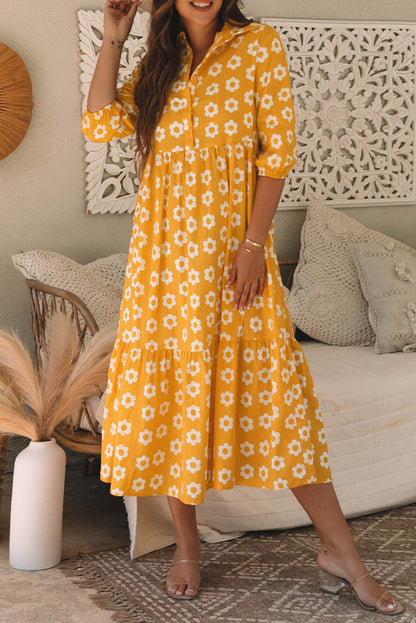 floral maxi dress