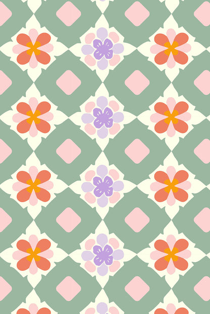 Flamingo Contrast Patched Bow Knot Accent Oversize Hoodie