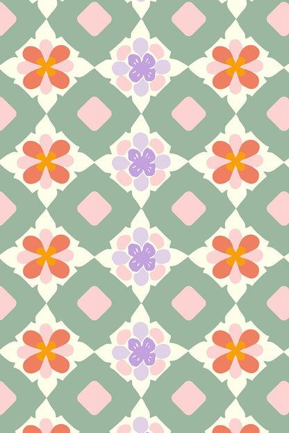 Flamingo Contrast Patched Bow Knot Accent Oversize Hoodie