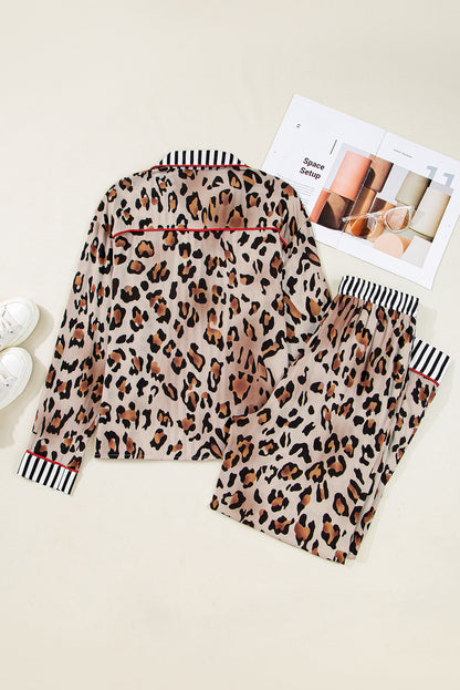 leopard pajama set