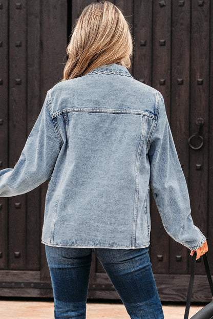 button up denim jacket
