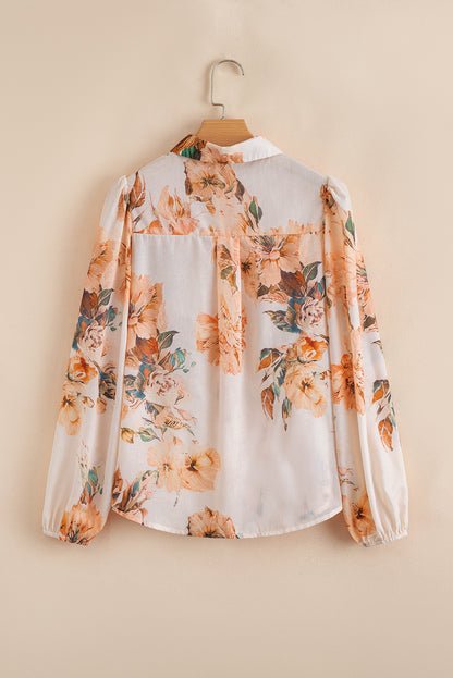 floral long sleeve shirt
