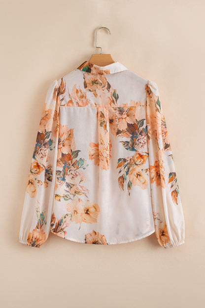 floral long sleeve shirt