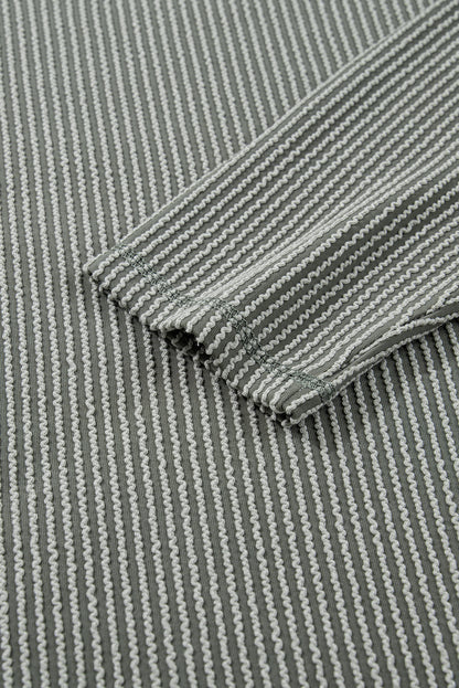 ribbed long sleeve top