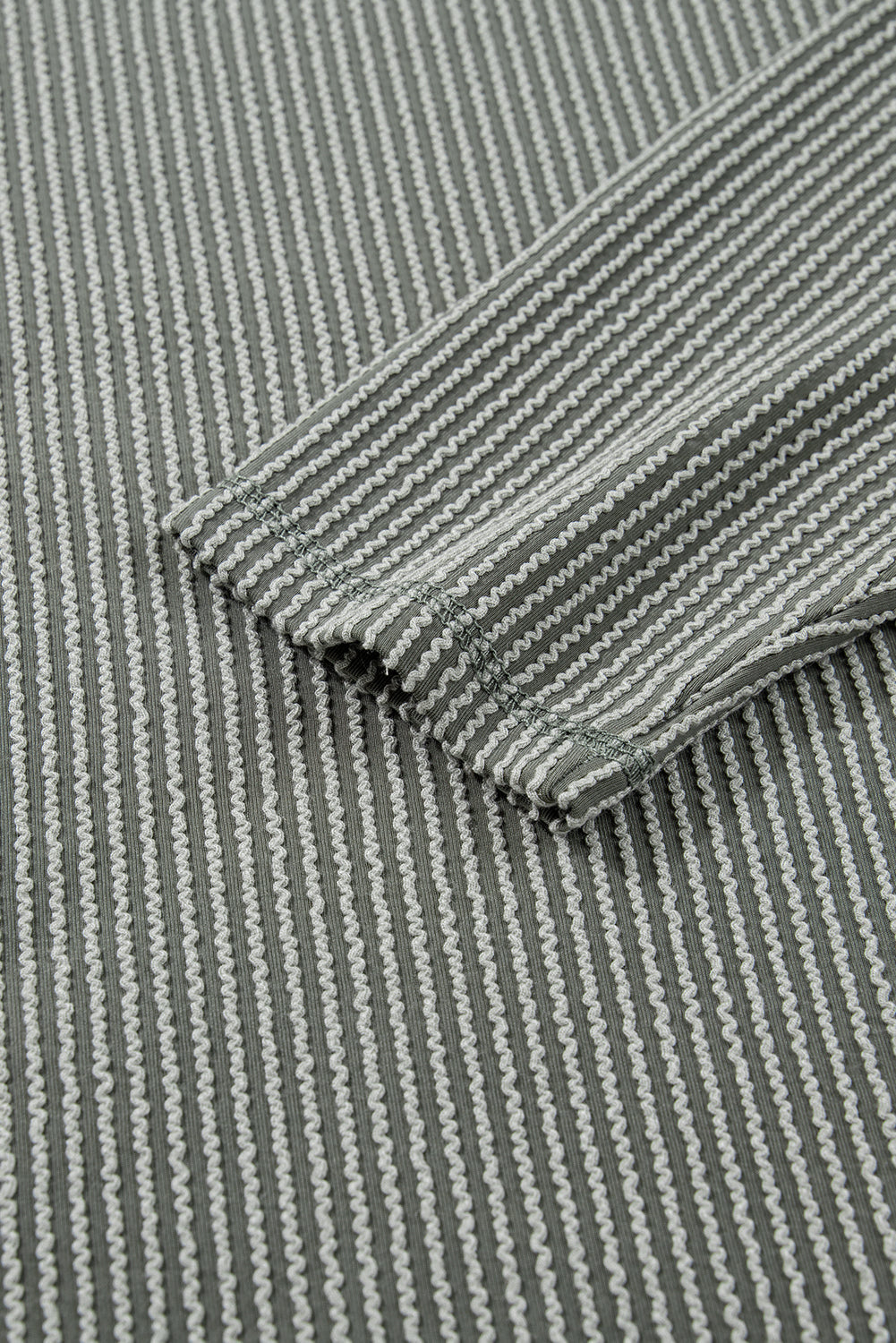 ribbed long sleeve top