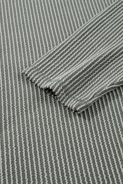 ribbed long sleeve top